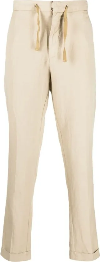 Drawstring Tapered Trousers