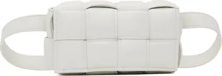 Bottega Veneta White Padded Cassette Pouch