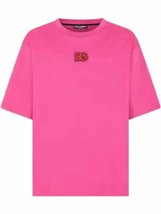 logo-patch oversized T-shirt