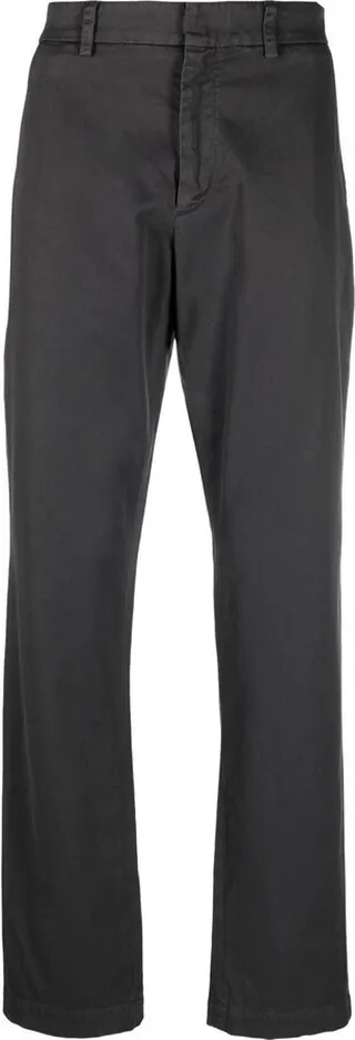 High-Waist Straight Leg Trousers