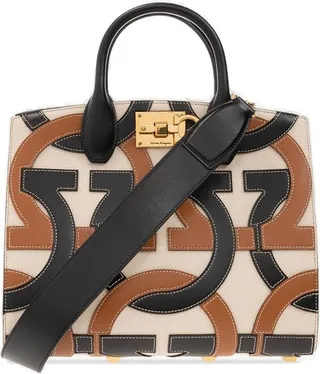 Salvatore Ferragamo Studio Box Tote Bag