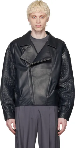 Maryam Nassir Zadeh Black Hero Leather Jacket