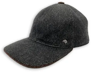 Men's Twill Cashmere-Silk Baseball Hat