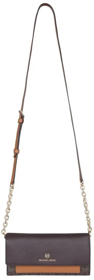Michael Michael Kors Jet Set Logo Plaque Crossbody Bag