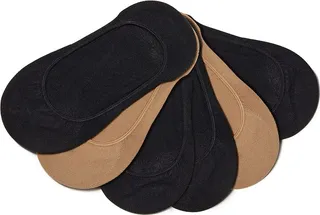 Kelly & Katie Microfiber No Show Liners 6 Pack