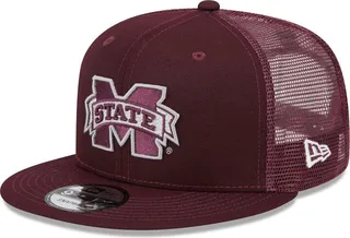 Men's New Era Maroon Mississippi State Bulldogs Classic 9FIFTY Trucker Snapback Hat