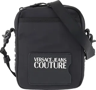 Versace Jeans Couture Fabric Crossbody Bag With Logo Detail