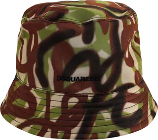 Nylon cloche with logo embroidery
