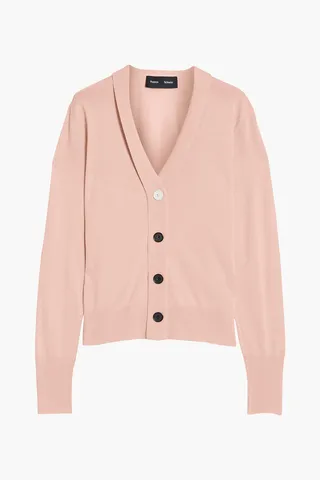 Silk-blend cardigan