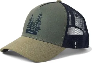 Prana Journeyman Trucker (Rye Green Tree Hugger 2.0) Caps