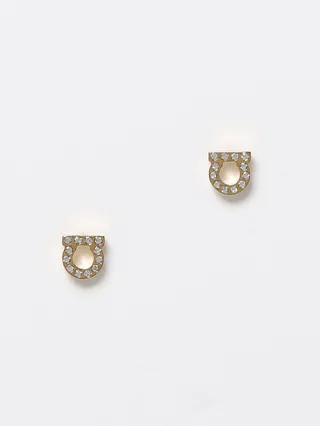 Salvatore Ferragamo Gancini earrings