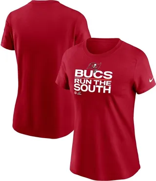 Women's Nike Red Tampa Bay Buccaneers 2021 Nfc South Division Champions Trophy Collection T-shirt
