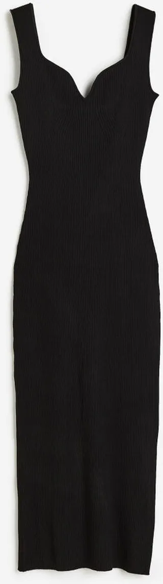 Rib-knit Dress