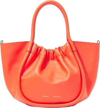 Small Ruched Crossbody Tote