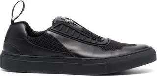 Laminated-Effect Slip-On Sneakers