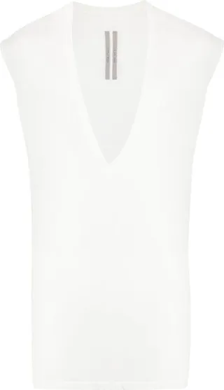 Dylan V-neck longline T-shirt