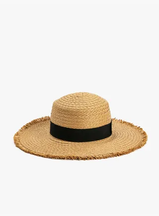 Straw Hat Band Detail