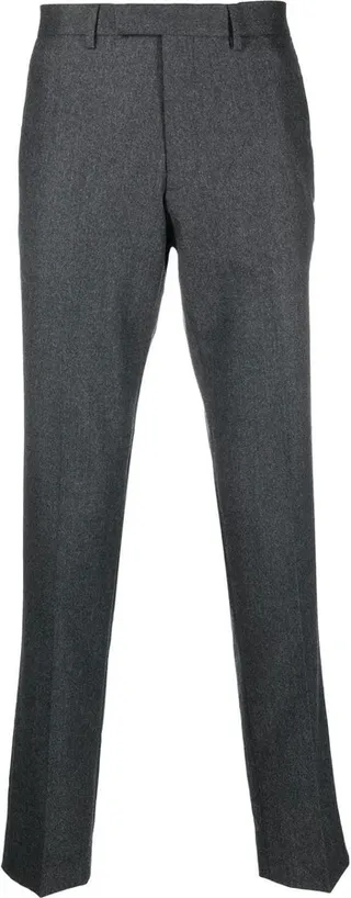 Mid-Rise Straight-Leg Trousers