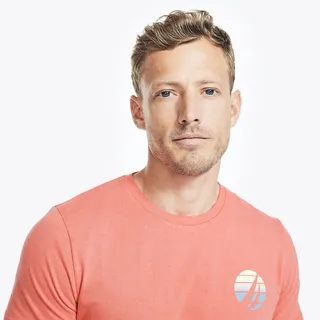 Sustainably Crafted Surfing Graphic T-Shirt