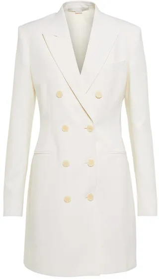Wool blazer minidress