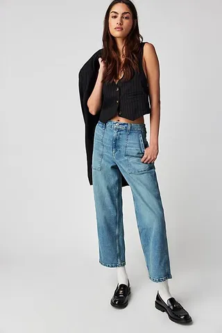 EDWIN Stevie Crop Jeans by EDWIN at Free People
