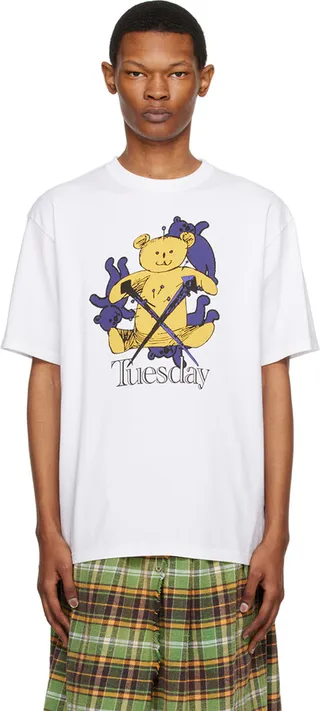 UNDERCOVER White 'Tuesday' T-Shirt