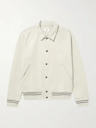 Organic Cotton-Jersey Bomber Jacket