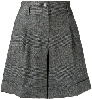 Prince-of-Wales check-print shorts
