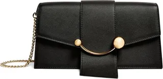 Strathberry Leather Mini Crescent Bag