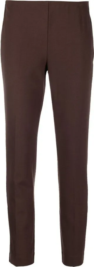 Cropped Slim-Cut Trousers