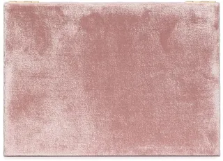 Pink velvet jewellery box