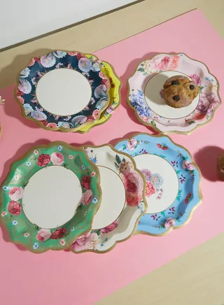 Truly Scrumptious Medium Plates, 6 Designs, 12 Pack