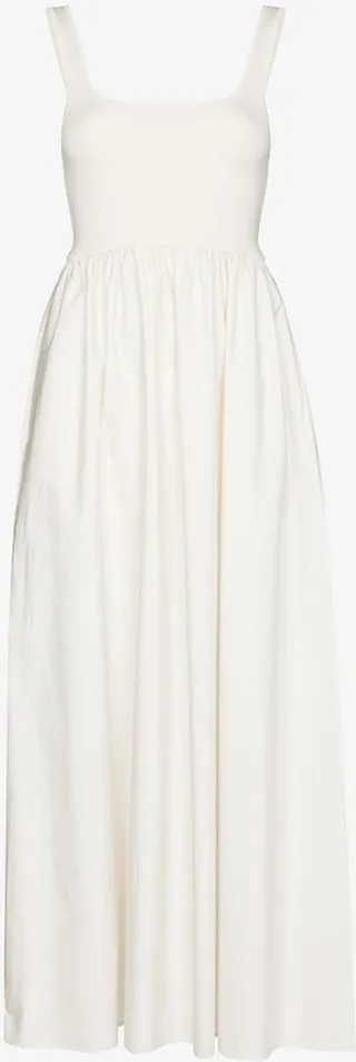 Square Neck Midi Dress