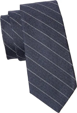 Roadster Stripe Silk & Wool Tie