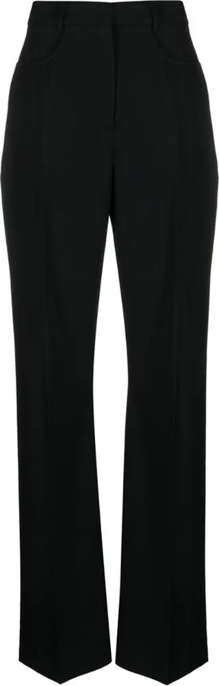 Sauge high-waisted trousers