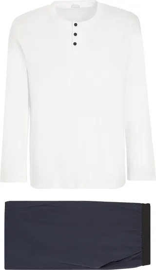 Organic Cotton Pyjama Set Sleepwear White