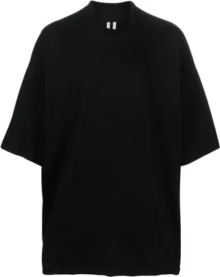 dropped-shoulder detail T-shirt