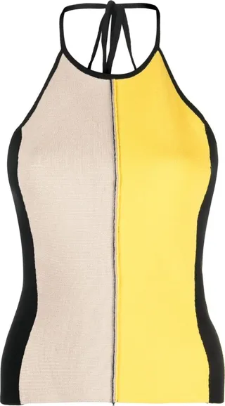 Halterneck Knitted Top