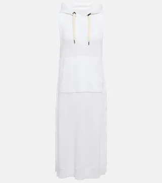 Hooded midi dress
