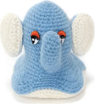 3D elephant keyring