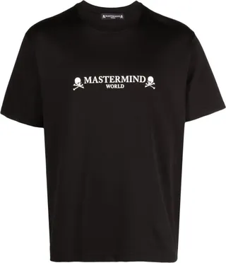 skull-print cotton T-shirt