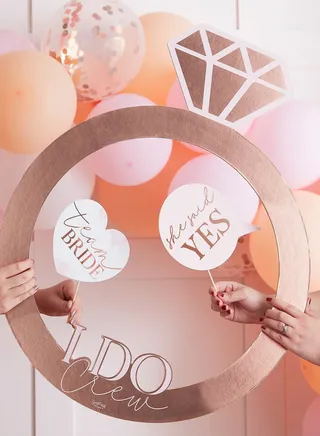 Team Bride Photo Booth Props