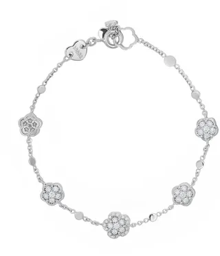 18kt white gold Figlia dei Fiori diamond bracelet