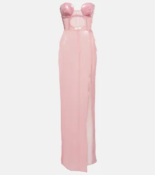 Sequined maxi dress