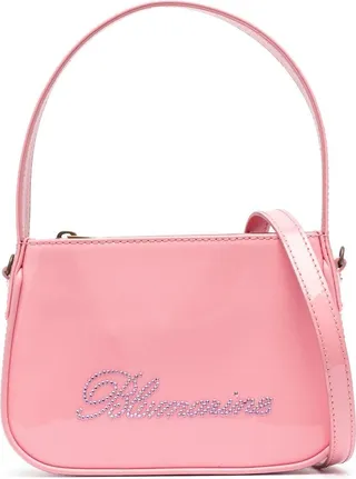 Logo-Detail Leather Mini Bag