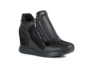 Wedge High Top Sneaker