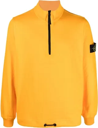 Logo-Patch Zip-Front Jumper