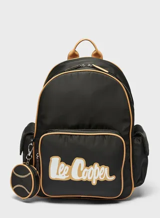 Top Handle Logo Backpack