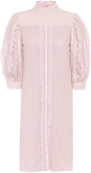 Cotton-lace dress