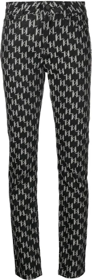 Monogram Denim Slim-Fit Jeans